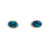 Gold and Turquoise Studs-Earrings-Kelly Jean Conroy-Pistachios