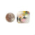 Gold and White Small Square Brooch-Pins-Asami Watanabe-Pistachios