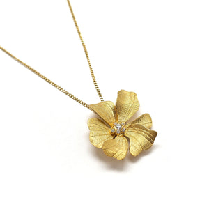 Golden Flower Necklace-Necklaces-Manali Shinde-Pistachios