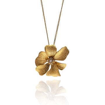 Golden Flower Necklace