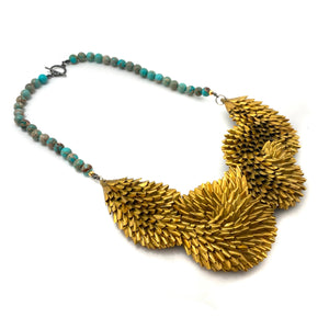 Golden Sky Necklace-Necklaces-Eunseok Han-Pistachios