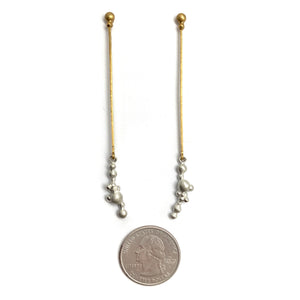 Granulated Drop Earrings-Earrings-Anna Krol-Pistachios