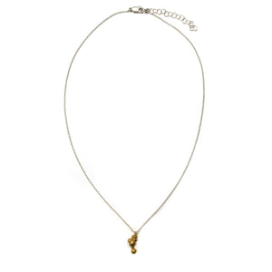 Granulated Pendant Necklace-Necklaces-Anna Krol-Pistachios