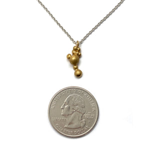 Granulated Pendant Necklace-Necklaces-Anna Krol-Pistachios