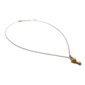 Granulated Pendant Necklace-Necklaces-Anna Krol-Pistachios