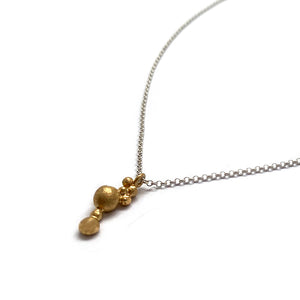 Granulated Pendant Necklace-Necklaces-Anna Krol-Pistachios