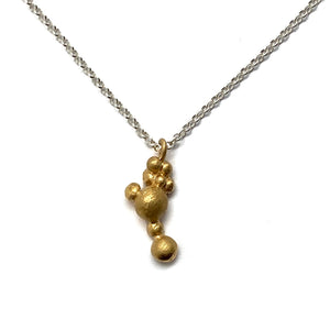 Granulated Pendant Necklace-Necklaces-Anna Krol-Pistachios