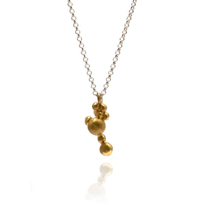 Granulated Pendant Necklace-Necklaces-Anna Krol-Pistachios