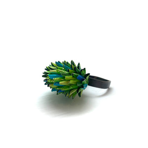 Green Blooming Ring-Rings-Eunseok Han-Pistachios