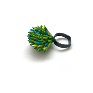 Green Blooming Ring-Rings-Eunseok Han-Pistachios
