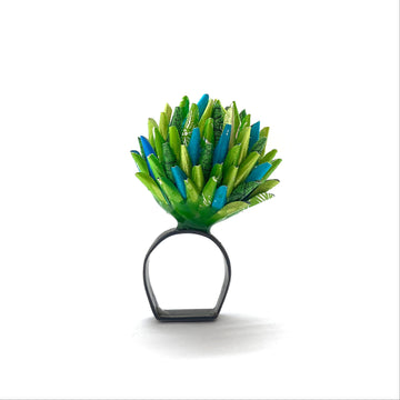 Green Blooming Ring