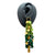 Green Floating Leaves Earrings-Earrings-Eve Balashova-Pistachios