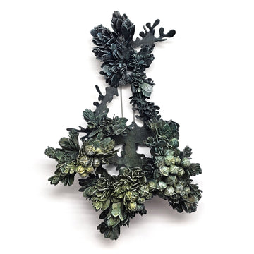 Green Flora Curiosa Brooch