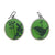 Green Floral and Bird Earrings-Earrings-Kelly Jean Conroy-Pistachios