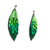 Green Gradient Drop Aluminum Earrings-Earrings-Eunseok Han-Pistachios