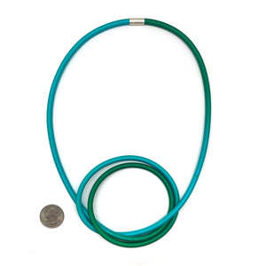 Green Knot Necklace-Necklaces-Gilly Langton-Pistachios