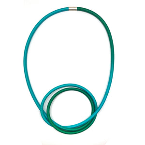 Green Knot Necklace-Necklaces-Gilly Langton-Pistachios