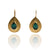 Green Kyanite and Gold Earrings-Earrings-Austin Titus-Pistachios