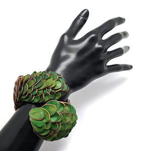 Green Mamba I Bracelet-Bracelets-Karin Roy Andersson-Pistachios