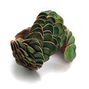 Green Mamba I Bracelet-Bracelets-Karin Roy Andersson-Pistachios