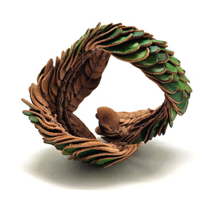 Green Mamba I Bracelet-Bracelets-Karin Roy Andersson-Pistachios