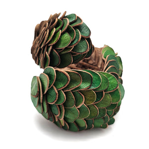 Green Mamba I Bracelet-Bracelets-Karin Roy Andersson-Pistachios