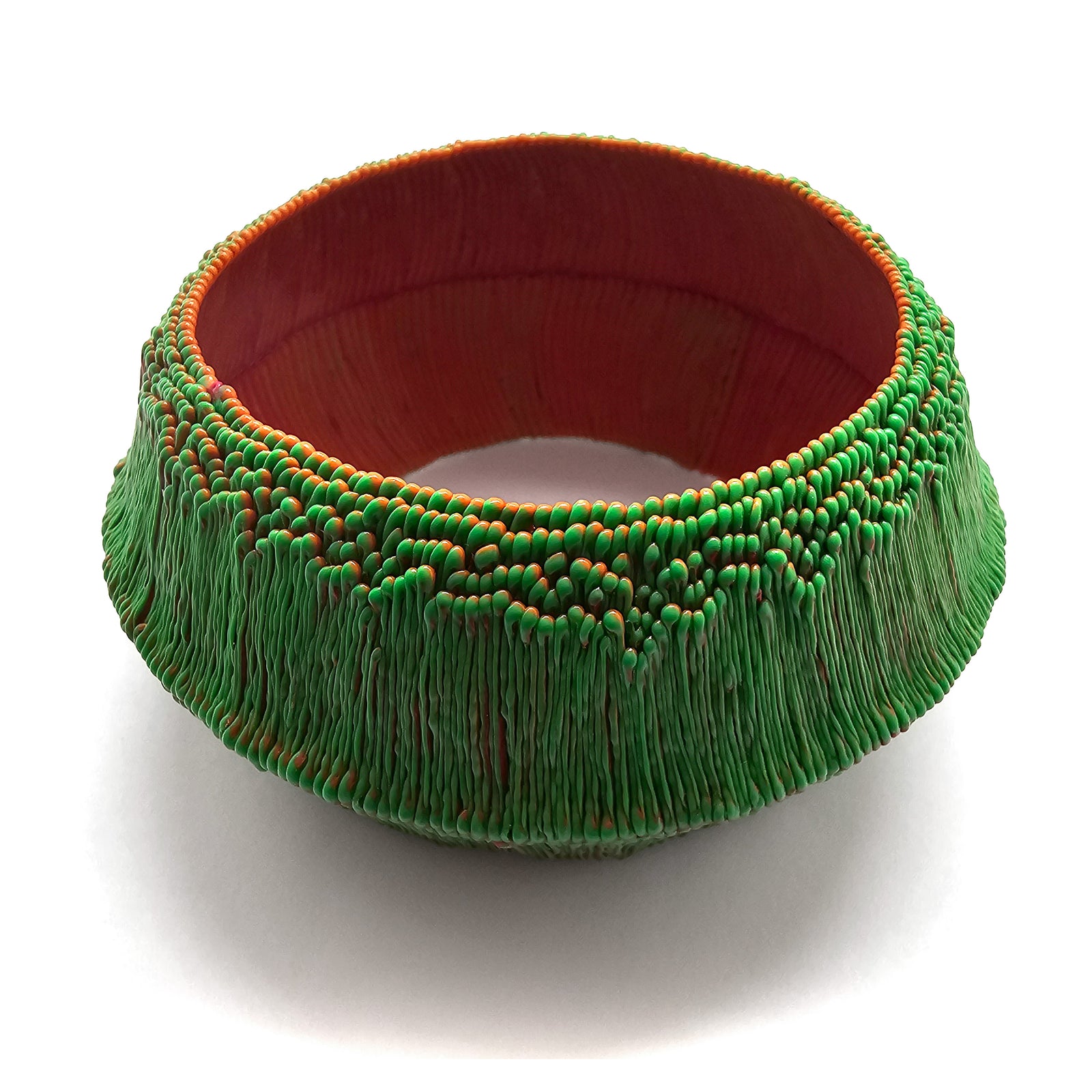 Green Mock Weave Bracelet-Bracelets-Carina Shoshtary-Pistachios