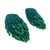Green Motion Earrings-Earrings-Ryungjae Jung-Pistachios