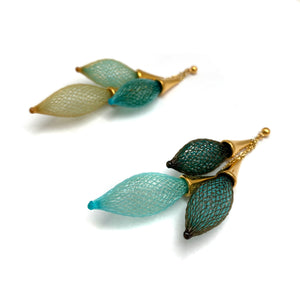 Green Ombre Bundle Earrings-Earrings-Dorine Decayeux-Pistachios