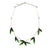 Green Ombre Leaf Necklace-Necklaces-Marcin Tyminski-Pistachios