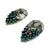 Green Onyx Shield Earrings-Earrings-So Young Park-Pistachios