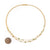 Green Petite Collar Necklace-Necklaces-Bernd Wolf-Pistachios