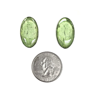 Green Reflection Studs-Earrings-Yookyung Song-Pistachios