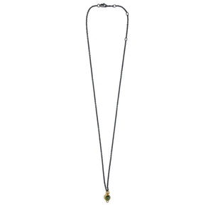 Green Tourmaline and Diamond Necklace-Necklaces-Karin Jacobson-Pistachios
