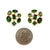 Green Tourmaline and Gold Earrings-Earrings-Petra Class-Pistachios