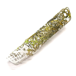 Green Tube Brooch-Pins-Sofia Björkman-Pistachios