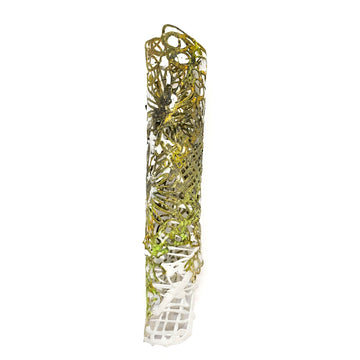 Green Tube Brooch