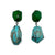 Green and Blue Earrings-Earrings-Cristina Zani-Pistachios