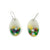 Green and Yellow Oval Earrings-Earrings-Asami Watanabe-Pistachios