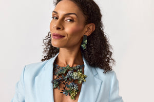 Growing Green Statement Necklace-Necklaces-Hanna Liljenberg-Pistachios
