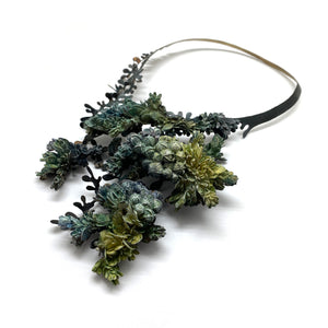 Growing Green Statement Necklace-Necklaces-Hanna Liljenberg-Pistachios