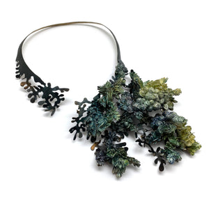 Growing Green Statement Necklace-Necklaces-Hanna Liljenberg-Pistachios