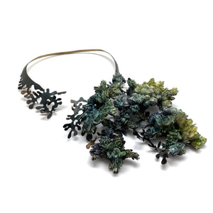 Growing Green Statement Necklace-Necklaces-Hanna Liljenberg-Pistachios