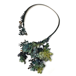 Growing Green Statement Necklace-Necklaces-Hanna Liljenberg-Pistachios