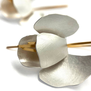 Hanging Orchid Earrings-Earrings-Anna Krol-Pistachios
