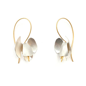 Hanging Orchid Earrings-Earrings-Anna Krol-Pistachios