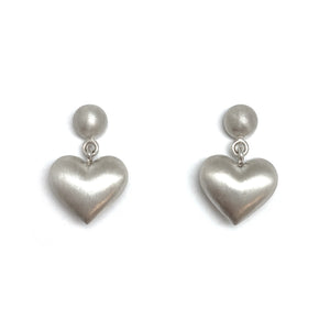 Heart Dangle Earrings-Earrings-Rachel Quinn-Pistachios