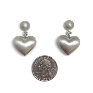 Heart Dangle Earrings-Earrings-Rachel Quinn-Pistachios