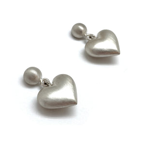Heart Dangle Earrings-Earrings-Rachel Quinn-Pistachios