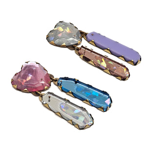 Heart Drop Earrings-Earrings-Nikki Couppee-Pistachios